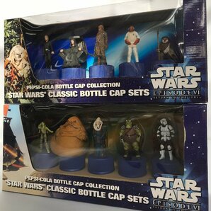 【未使用】スターウォーズ STAR WARS CLASSIC BOTTLE CAP SETS ペプシ PEPSI ボトルキャプ NO.1～10 セット (管理番号：059102)の画像4