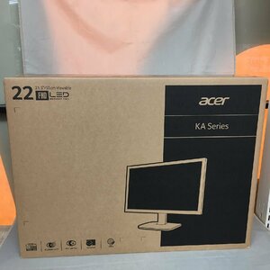 【開封・未使用品】acer(エイサー) ワイドモニター21.5型 フルHD TNパネル搭載・非光沢 KA220HQ bid (管理番号：063108)