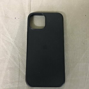 【中古品】Apple（アップル）純正レザーケース　iphone13 mini対応　ミッドナイトブラック　管理番号：063102）