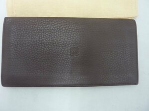 【中古品】LOEWE　ロエベ　カード用ポケットレザー長財布　　(管理番号：060104)