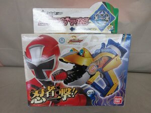 【中古品】BANDAI（バンダイ）手裏剣戦隊ニンニンジャー　開口忍砲　ガマガマ銃（管理番号：063107）