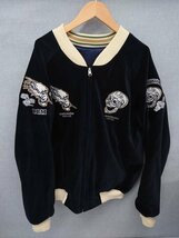 【中古品B】爆裂爛漫娘 スカジャン リバーシブル サイズ42 L 歌舞伎 ※袖に汚れあり (管理番号：049103)_画像4