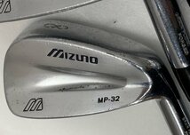 【中古品】MIZUNO　ミズノ MP-32 アイアン 　3～P 8本セット 　ダイナミックゴールド　X100　(管理番号：060111）_画像2