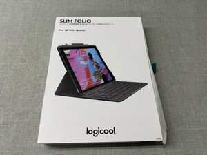 【中古品】logicool ロジクール iK1055BK iPad(第7世代と第8世代）Bluetoothキーボードが統合されたケース （管理番号：049109）　