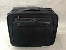 【中古品】Samsoniteサムソナイト　キャリー付きビジネスバッグ　ブラック　(管理番号：049104)_画像1