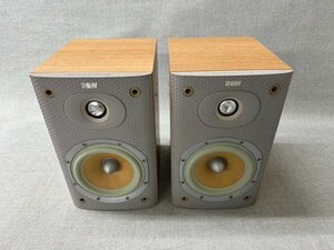 【中古品】現状品 Bowers＆Wilkins ペアスピーカーシステム ツイーターコーン凹み/カバーなし/サイド部穴あき (管理番号：049109）