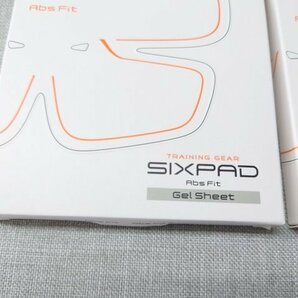 【未使用・長期保管品】SIXPAD Abs Fit ジェルシート 6枚入り 3点セット 純製品 SP-AF2214G アブズフィット (管理番号：049102)の画像2