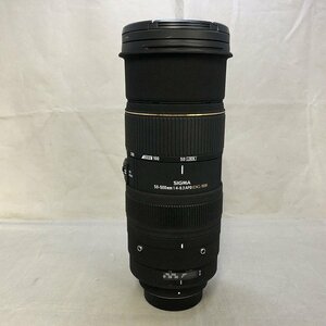 【ジャンク品】SIGMA(シグマ) 望遠ズームレンズ 50-500mm 1:4-6.3 APO DG HSM ※ニコン用（管理番号：046109）