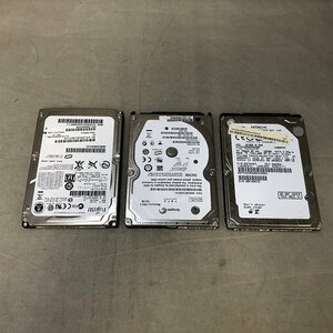 【ジャンク品】2.5インチHDドライブ3台セット 120GB/160GB/320GB SATA 5400rpm（管理番号：046108）