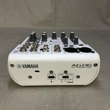 【ジャンク品】YAMAHA（ヤマハ）AG06MK2 ライブストリーミングミキサー ※通電確認のみ（管理番号：046112）_画像4