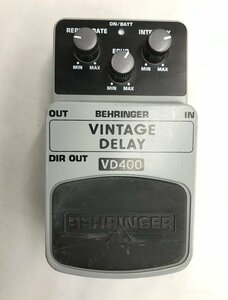 BEHRINGER VD400 Vintage Delay ヴィンテージアナログディレイ ベリンガー (管理番号：059112)