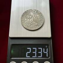 ドイツ アウグスブルク 硬貨 古銭 1645年 フェルディナンド三世 自由都市 松ぼっくり バロック様式 天使 コイン 銀貨 外国古銭 海外硬貨_画像3