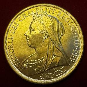イギリス ヴィクトリア女王 硬貨 古銭 1894年 イギリス領オーストラリア 聖ジョージ 竜殺し ナイト ドラゴン コイン 金貨 外国古銭 