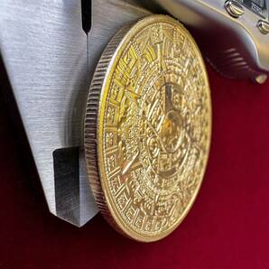 アステカ 硬貨 古銭 マヤ チチェン・イッツァ ククルカンの神殿 アステカ神話 闇の悪鬼 ツィツィミメ 記念メタル コイン 海外硬貨 の画像5