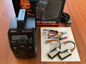 ★　Hitec ハイテック multi charger X2 AC Plus Vertical　美品　動作確認済み　100w２　★