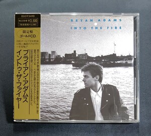 【D33Y-3410/限定盤ゴールドCD/帯付】ブライアン・アダムス/イントゥ・ザ・ファイヤー　Bryan Adams/Into The Fire　GOLD