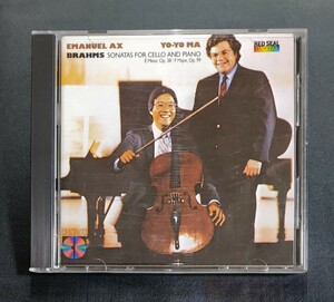 【RCD1-7022/逆輸入盤】ヨーヨー・マ、アックス/ブラームス：チェロ・ソナタ集　RCA　Yo-Yo Ma, Ax/Brahms: Cello Sonatas　Japan Export