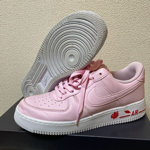 美品 NIKE AIR FORCE 1 LX エアフォース1 air force ピンク HAVE A NIKE DAY 26.5cm nike air force 1 バラ ローズ ナイキ スニーカー