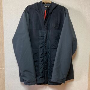 美品 NIKE LEBRON PROTECT JACKET nike lebron protect jacket XXL ナイロン 防寒 裏起毛 シールド パーカー フード ジャケット AT3903-010