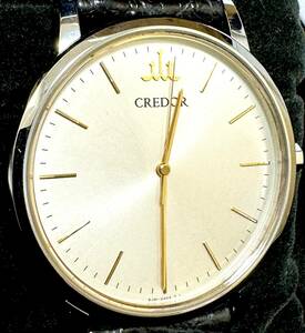 【新品電池交換済】美品 稼動 SEIKO CREDOR セイコー クレドール シグノ GCAR047 8J81-0AJ0 純正ベルト 保証書付 説明書 元箱付 2019 OH済