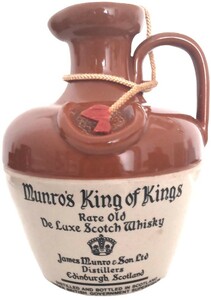 【未開栓】Munro’s King of Kings Rare Old De Luxe Scotch Whisky/マンローズ キングオブキングス レア オールド デラックス 陶器ボトル