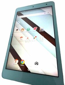 【中古　初期化済】Qua tab QZ8 au KYT32 チョコミント色 ８インチタブレット