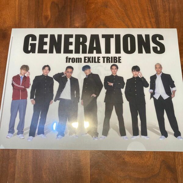 非売品 クリアファイル GENERATIONS