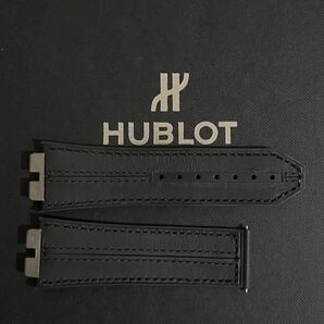 美品☆HUBLOT ワンクリック 45mm 44mm ウニコ用 401系 411系 ラバー ウブロ ベルト フェラーリ 定価77,000 黒 スケドーニ UNICO ストラップ