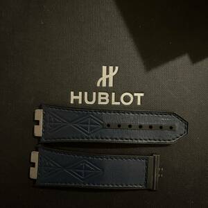 送料無料☆HUBLOT 45mm 44mm ウニコ 401 411 441 ラバー ウブロ ベルト フェラーリ 青 UNICO ストラップ サンブルー レザー SANG BLEU