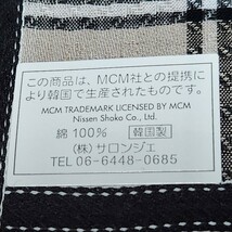 新品 未使用 MCM エムシーエム ブランド ハンカチ 綿100% 韓国製_画像4