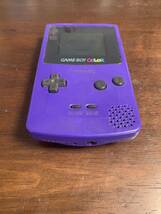 任天堂 GAME BOY COLOR ゲームボーイカラー CGB-001 ジャンク本体＋ポケットモンスターソフト付_画像6