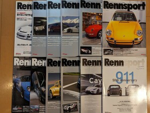 Rennsport レンシュポルト 12冊　ネコ・パブリッシング ポルシェ 911 930 964 993 996 997 991 ボクスター　ケイマン　カイエン　PORSCHE