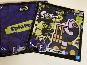 splatoon3 1番くじのF賞デザインタオル　２枚