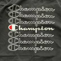 チャンピオン champion 古着 半袖Tシャツ プリント 黒 ブラック3XL オーバーサイズ 送料込 ロゴ_画像8