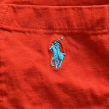 古着 POLO RALPH LAUREN 半袖 Tシャツ Sサイズ クルーネック ポケットTシャツ 綿 コットン 赤 レッド 送料込_画像3