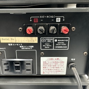 t0435 SANYO サンヨー OTTO DCM-03 / ET5000 / DCA-A30 / FMT-T30 プリメインアンプ ステレオチューナー プログラムタイマーの画像8
