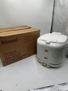 t0442 Rinnai リンナイ GHかまど炊き ガス炊飯電子ジャー 2～11合炊き RR-10VF LP(プロパン)ガス用　AC100V 50-60Hｚ