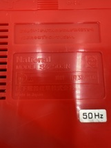 t0496 National ナショナル レコードプレイヤー SG-503N ポータブル ターンテーブル オーディオ機器 松下電器 現状品_画像6