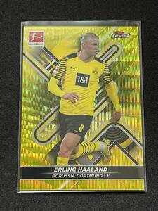 Erling Haaland（アーリング・ハーランド）【2022 Topps Finest Bundesliga】#/350 | チームカラー　カラーマッチ
