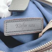 Kiefer neu キーファーノイ ショルダーバッグ サコッシュ ボディバッグ レザー 本革 カーキ グリーン 緑 メンズ 斜め掛け 肩掛け _画像10