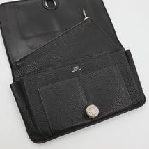 美品！HERMES エルメス　トリヨンクレマンス　ドゴンGM 長財布　ブラック_画像6