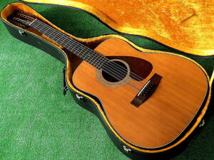 即決 YAMAHA FG-260 グリーンラベル 12弦アコースティックギター 1970年代ヤマハ日本製1970年代オールドフォークギター アコギ用ケース付属