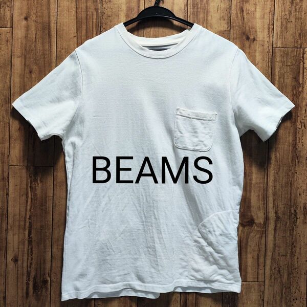 BEAMS ビームス 半袖 Tシャツ ヘビーウエイト 無地 白 ホワイト