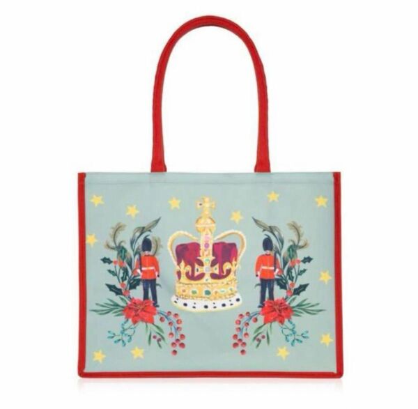 英国王室　ロイヤルコレクション　バッキンガムパレス　クリスマス　ジュートバッグ