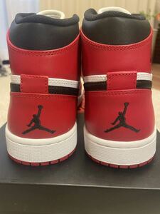 NIKE AIR JORDAN 1 RETRO HIGH CHICAGO WHITE VARSITY RED-BLACK ナイキ エアジョーダン シカゴ レッド ブラック 赤 黒 2 3 4 5 6 7 8 9 0