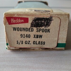 OLD  HEDDON   WOUNDED SPOOK   オールド  ヘドン  ウンデッドスクープ  XBW  直ペラ 箱付き  未使用の画像2