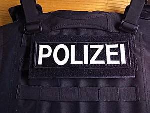 ワッペン　パッチ　ドイツ警察L　GSG9　POLIZEI