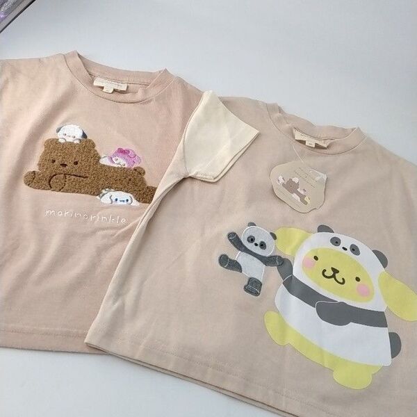 女の子 半袖 トップス Tシャツ セット サンリオ 90