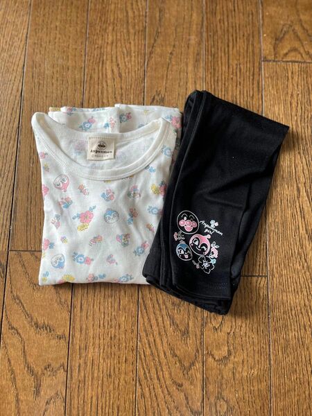 新品　アンパンマン ドキンちゃん　コキンちゃん　長袖Tシャツ　レギンス　女の子　90