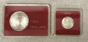 ★コレクター品　★　東京オリンピック記念1000円銀貨と100円銀貨 昭和39年 